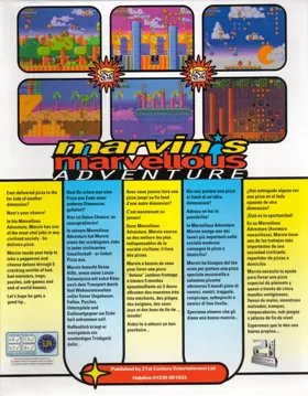 Marvin's Marvellous Adventure (AGA)_Disk1 box cover back